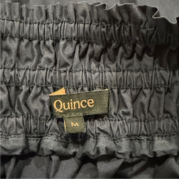 Quince Classic Cotton Navy Poplin Maxi Skirt size medium EUC - Picture 10 of 13